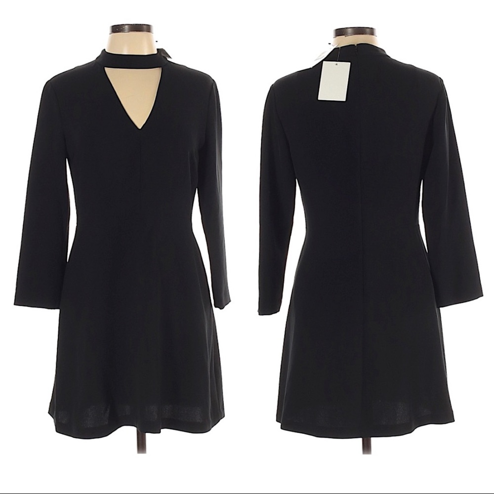 NEW ALC Black Lee Cut Out Mini Dress